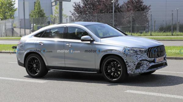 賓士GLE Coupe改款路試諜照曝光,沒啥變化? 賓士GLE Coupe改款路試諜照曝光,沒啥變化?