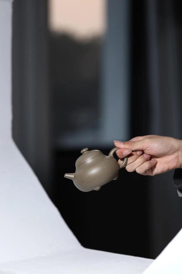 喜瓢壺原礦青緞