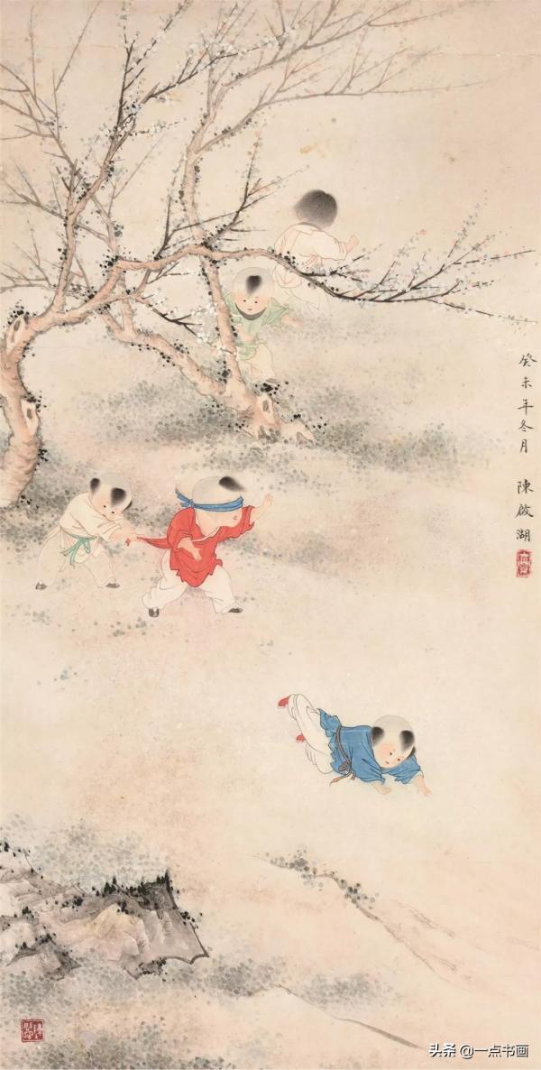 陳啟湖工筆人物欣賞