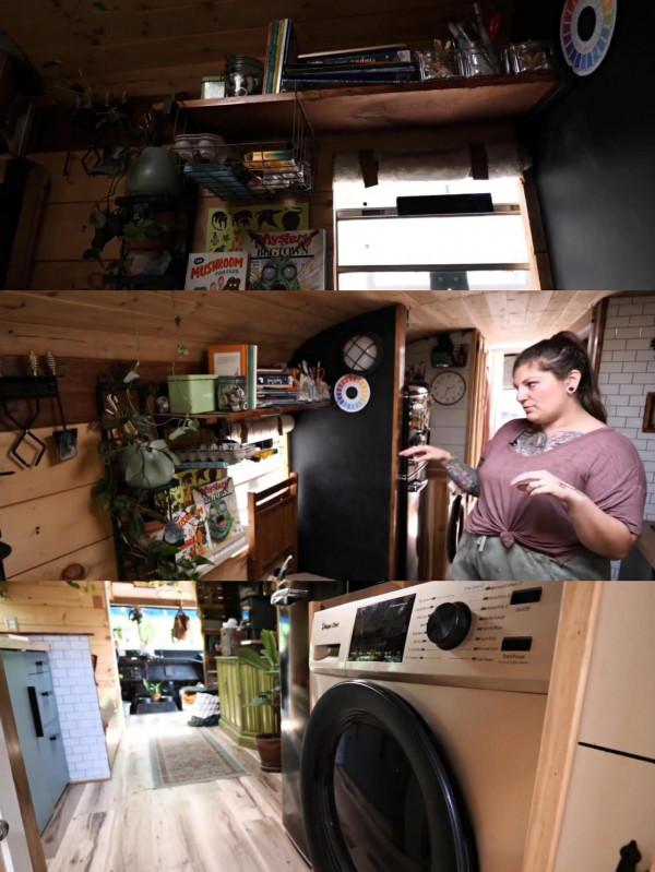 美國夫妻不願當房奴,花2千美元買輛廢棄大巴改裝成房子 美國夫妻不願當房奴,花2千美元買輛廢棄大巴改裝成房子