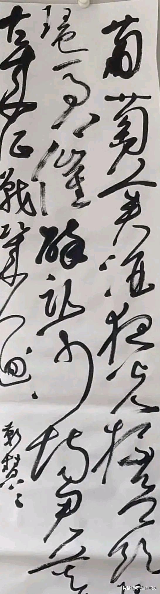 第七屆蘭亭獎，女性之中唯一獲獎者，靳慧慧的書法讓人看不懂