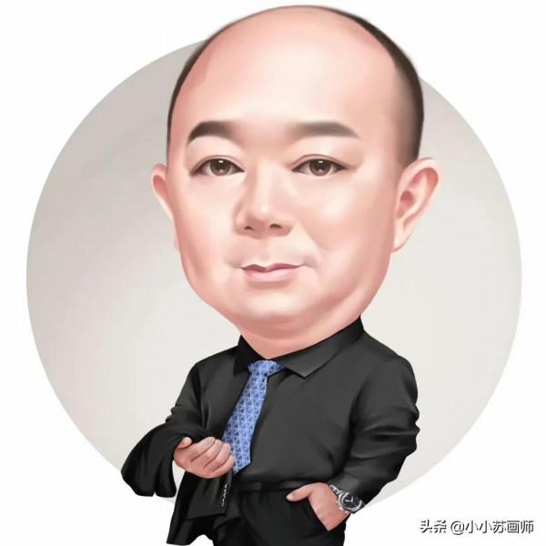 換個頭像吧，油膩中年大叔的漫畫頭像，禿頭脫髮大肚腩，很真實