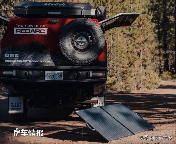 全新豐田皮卡露營車來了！配3.5L汽油機四驅強大，還邊走邊充電