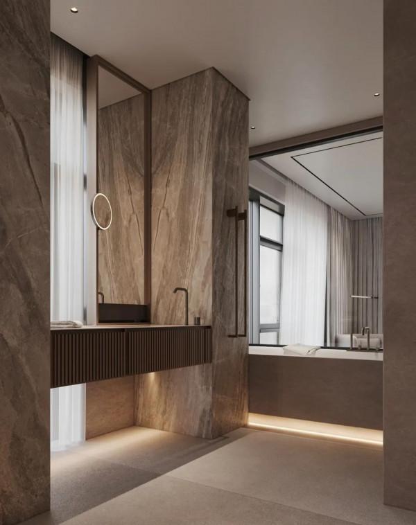 極簡頂層複式,素雅不失奢華 極簡頂層複式,素雅不失奢華