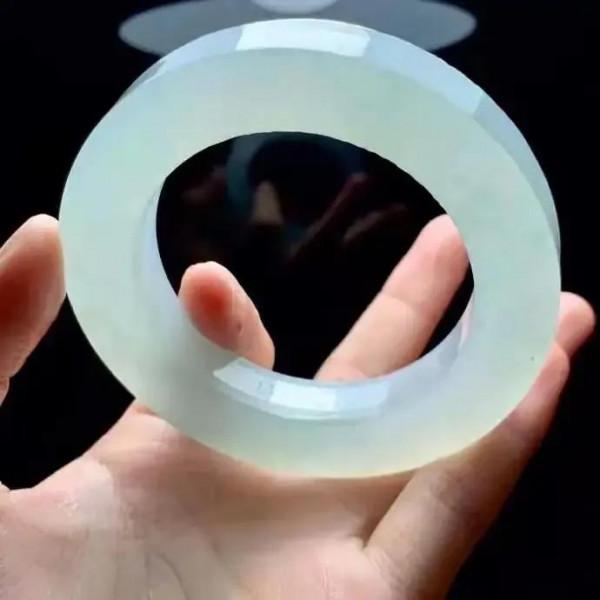 高品冰晴底手鐲胚+成品太美了