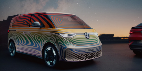 大眾ID.BUZZ最新預告圖，定位純電MPV，明年有望上市