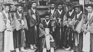 1963年韓國發現中文石碑，記載了韓國的恥辱，歌頌了皇太極的恩德