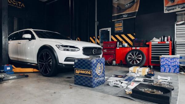 蘇州無二汽車貼膜丨沃爾沃V90升級AP剎車+輪轂