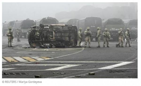 俄官員：哈薩克抗議活動出現活躍在中東的武裝分子