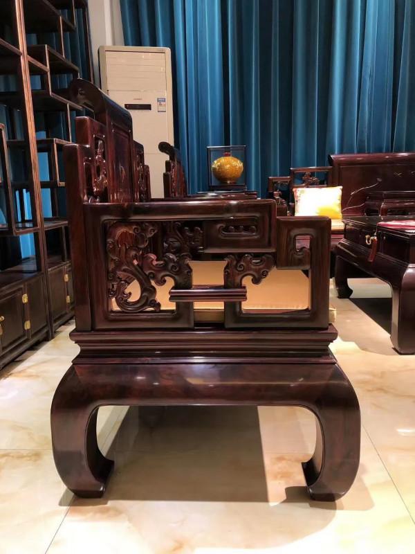 相當大氣 | 青蓮卷書沙發十三件套