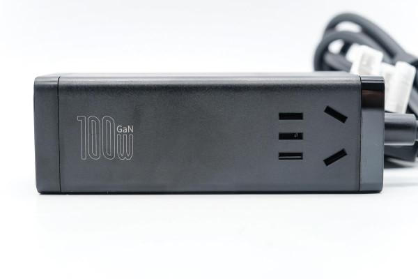 倍思100W氮化鎵桌面插線板評測：手機、筆記本充電一個就夠