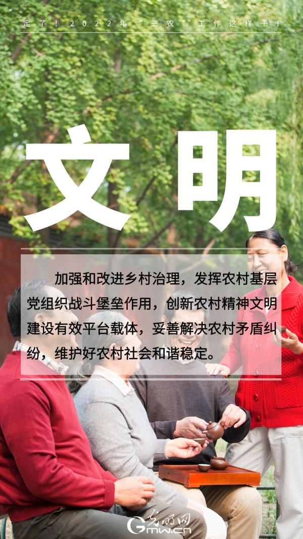 定了！2022年“三農”工作這樣幹
