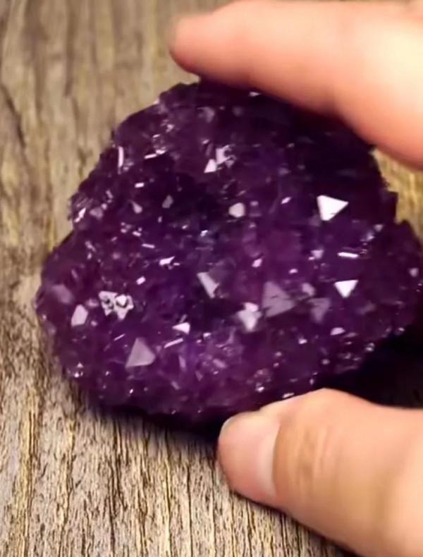 在家自己也能做出紫水晶