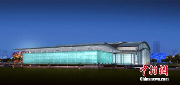 這是冰雪城堡?不!這是改建後的國家體育館 這是冰雪城堡?不!這是改建後的國家體育館