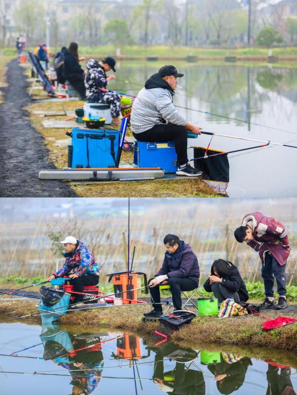 揮杆垂釣，&quot&semi;魚&quot&semi;你競技，米級野戰釣魚友誼賽圓滿成功