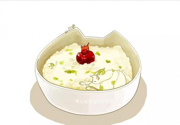 插畫｜藏在美食裡的萌寵，太可愛了