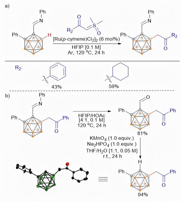 南京大學燕紅課題組實現碳硼烷硼氫鍵的選擇性單烷基化及相...