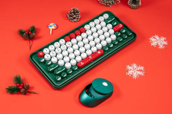 可愛外形，ralemo綠野星蹤版無線滑鼠鍵盤套裝評測