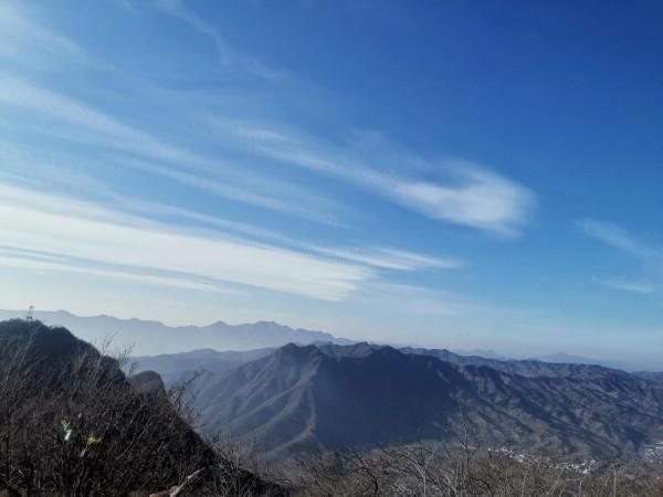 冬天難得開放景區聖泉山，縱觀懷柔水庫，箭扣，慕田峪全貌