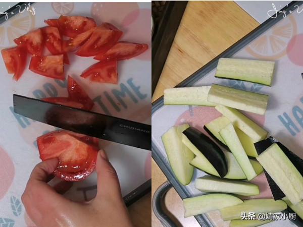 家常版茄子燜面，1分鐘學會，味道絕對一流，一鍋不夠吃