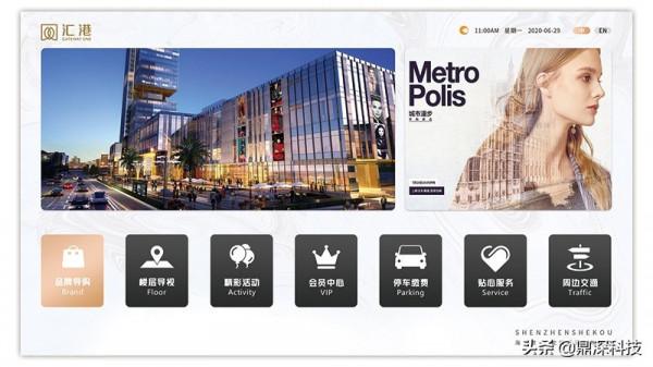 商場智慧導引系統-導視系統設計-電子導購一體機