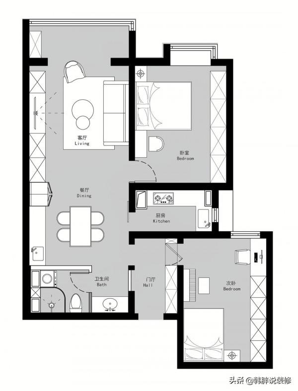 北京夫妻的90㎡新房“火”了，堅持斷舍離設計，簡潔大氣有檔次感
