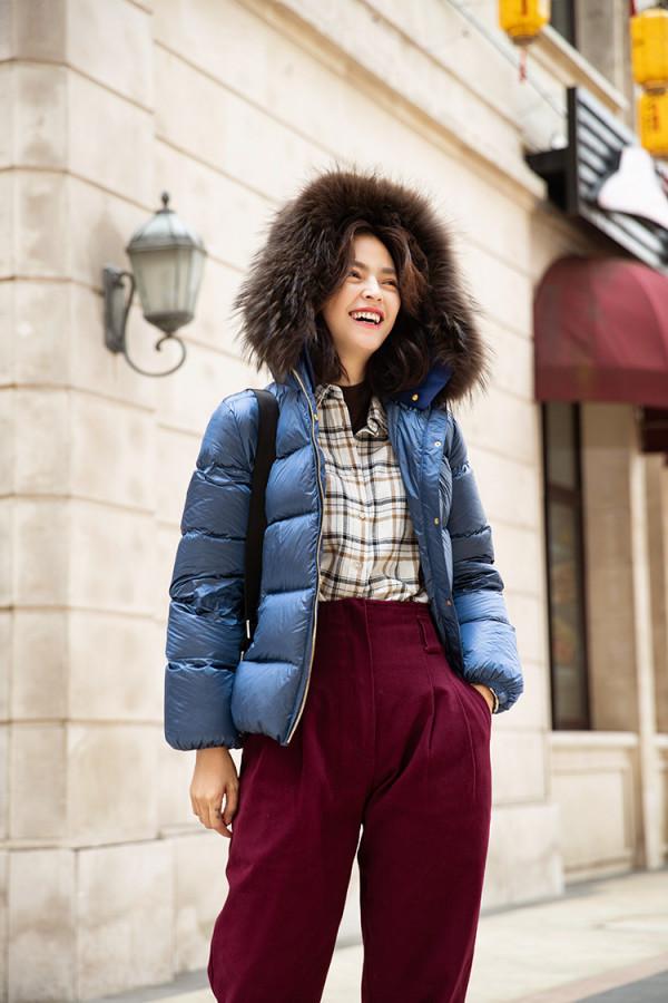 基本款麵包羽絨服，不挑身材，小個子也能駕馭