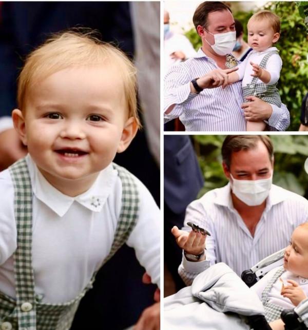 一歲多的查爾斯王子又營業了,小傢伙玩得太嗨,腿上沾滿了泥 一歲多的查爾斯王子又營業了,小傢伙玩得太嗨,腿上沾滿了泥