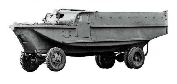 為了東南亞聖戰，一定要能下水，日軍的Su-Ki兩棲卡車系列