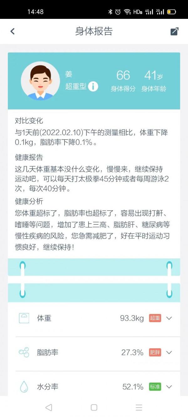 減脂第三天-為了健康