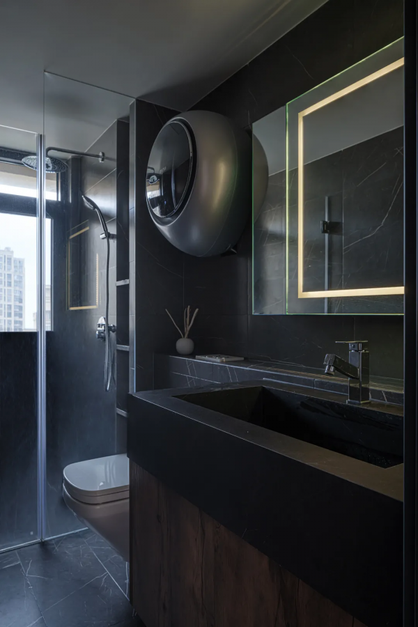 140㎡現代簡約風格新房裝修，臥室衣帽間愛了