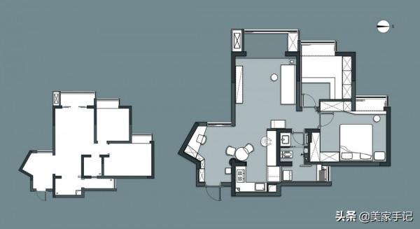 一進他家，彷彿世界都安靜了下來，全屋空靈雅韻，沒有一絲俗氣