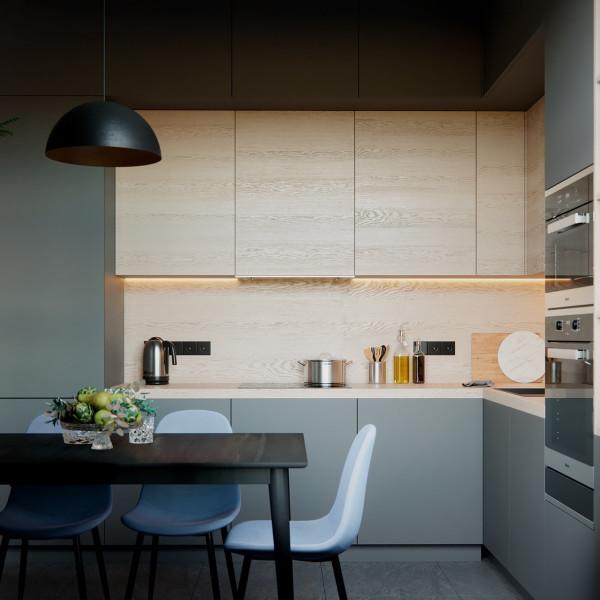 色彩的凝聚力！2間55平時尚小戶型裝修設計