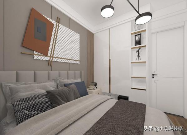 香悅府120㎡三室裝修，簡約而不簡單，現代風天花板亦不過如此