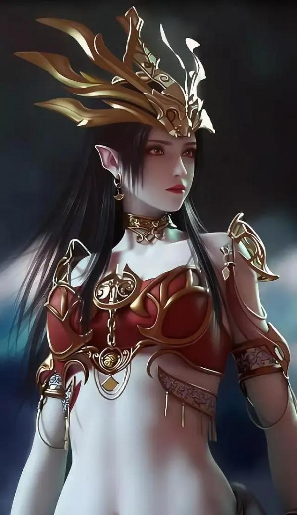 《斗羅大陸》教皇比比東和《鬥破蒼穹》美杜莎女王美圖，誰驚豔呀