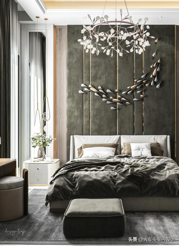 這些輕奢系臥室裝修設計真美