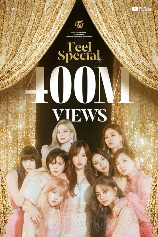TWICE《Feel Special》MV油管點選數突破4億