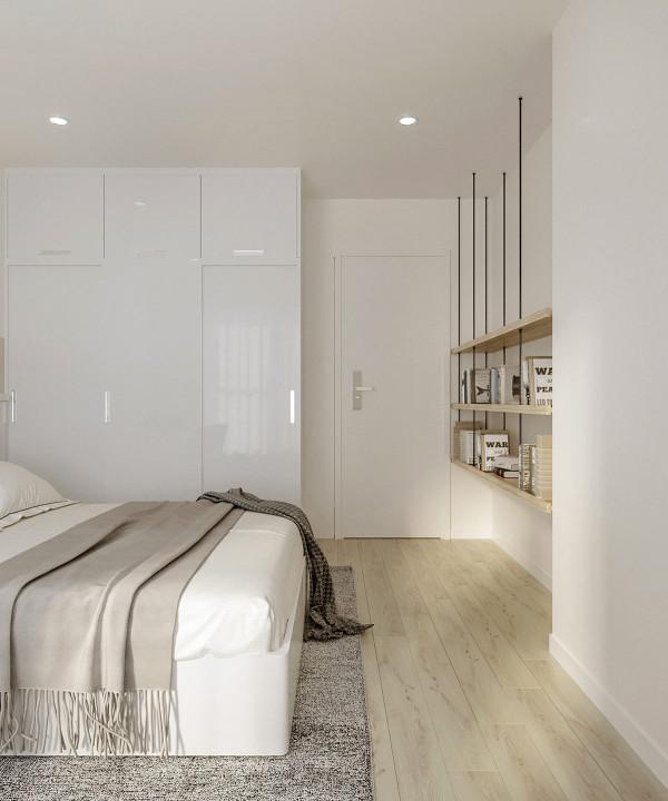 白色簡約家裝設計，乾淨利落的戶型