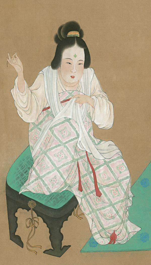 一日一畫丨宋趙佶摹張萱《搗練圖》 一日一畫丨宋趙佶摹張萱《搗練圖》