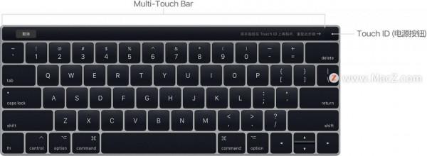 如何透過 MacBook Pro 上的觸控欄使用輔助功能？