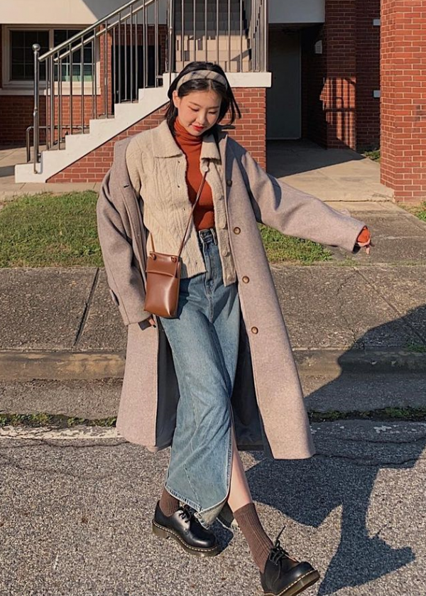 今冬流行“上短+下長”，小個子這樣穿，時髦又顯高