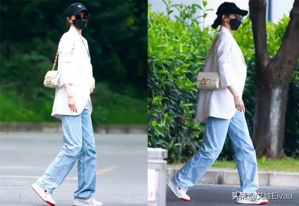 唐嫣這次真長見識！頭回見西裝搭蕾絲打底，徹底告別平板羅晉有福