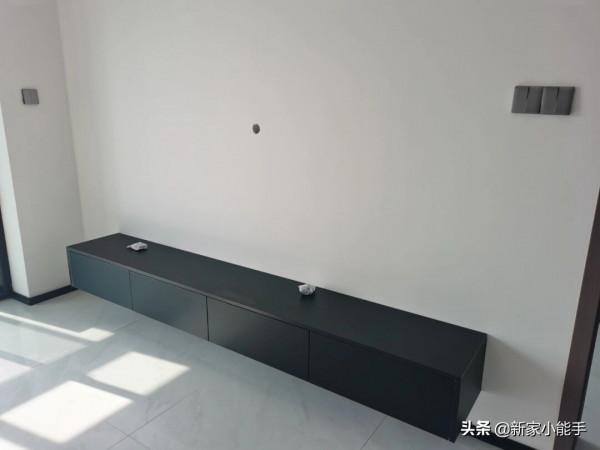 過新年曬裝修，全屋定製櫃子很喜歡，電視牆堅持不做造型非常簡約
