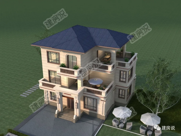 建棟新中式別墅，承祖上之宅地，恩澤於子孫，越住越有福氣