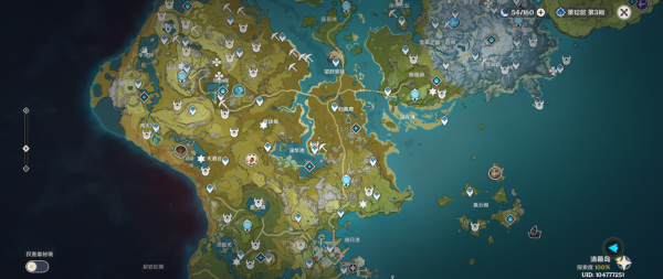 原神：個人每天跑狗糧的點點陣圖