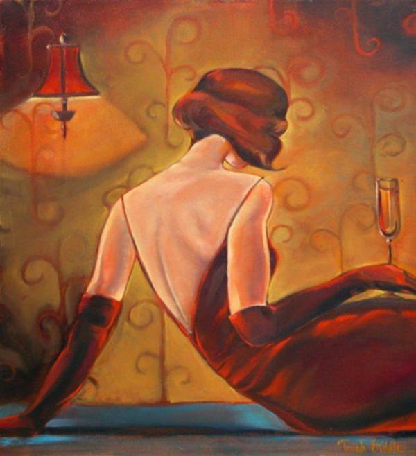 美國復古形象畫家 崔西·比德爾 作品欣賞 美國復古形象畫家 崔西·比德爾 作品欣賞