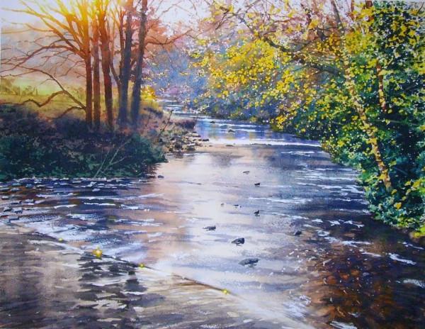 厲害的約·道登水彩風景畫欣賞