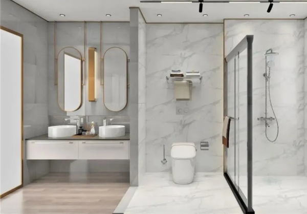 119㎡輕奢三房，衛生間擠出三分離，陽臺最讓人羨慕