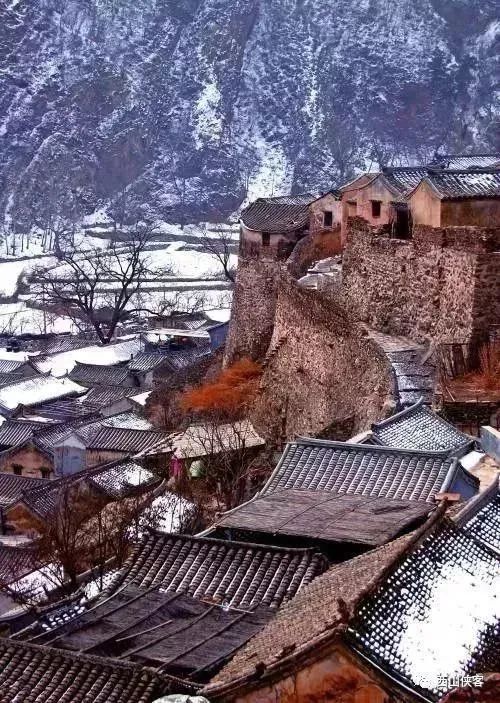 冬天裡的京西古村落