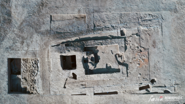 唐朝墩古城遺址考古活化古絲路生活場景